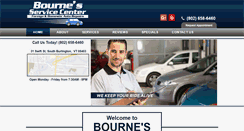 Desktop Screenshot of bournesservice.com